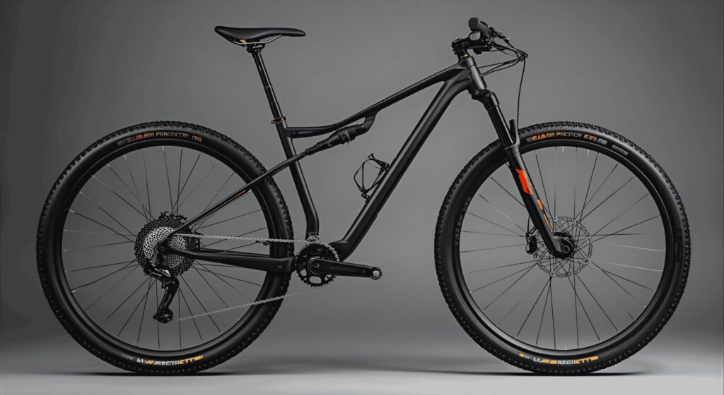 Bicycle isolated on solid background