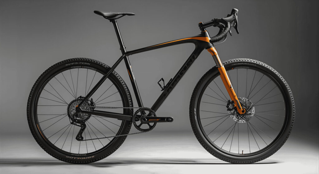 Bicycle isolated on solid background