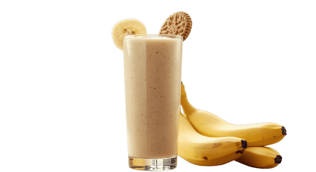 banana shake glass png