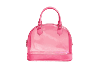 “Bag displayed on a transparent background.”