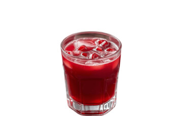 pomegranate juice glass