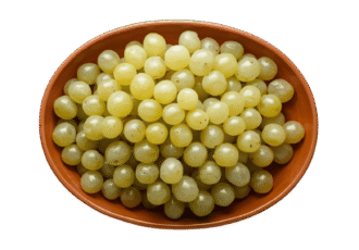 grapes in a bowel isolated on transparentbackground