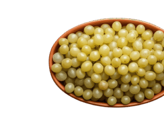 grapes in a bowel isolated on transparentbackground