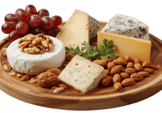 dry fruits isolated on transparent background